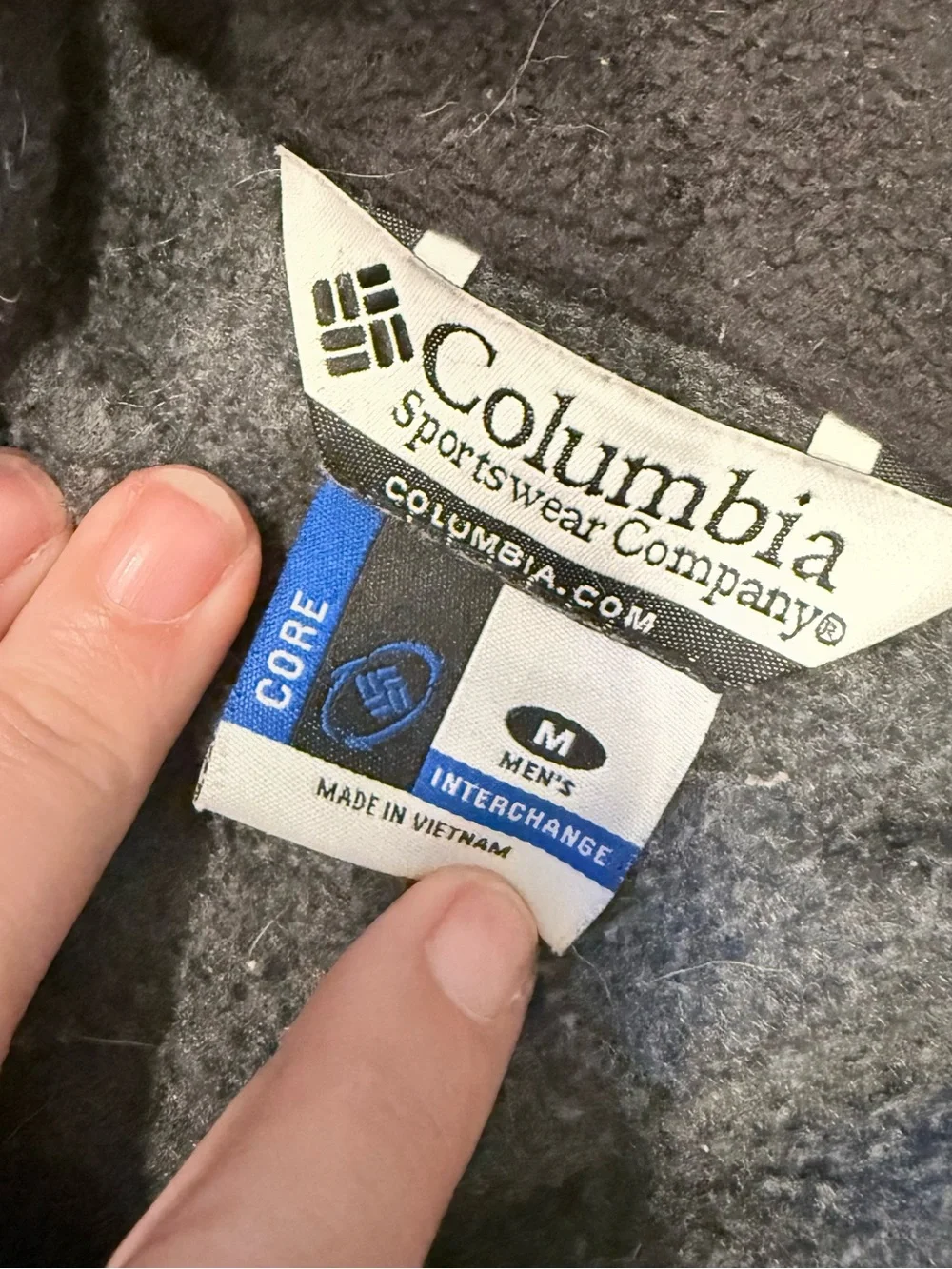 Columbia Core Interchange 3-way winter jacket coat orange/charcoal men’s med H
